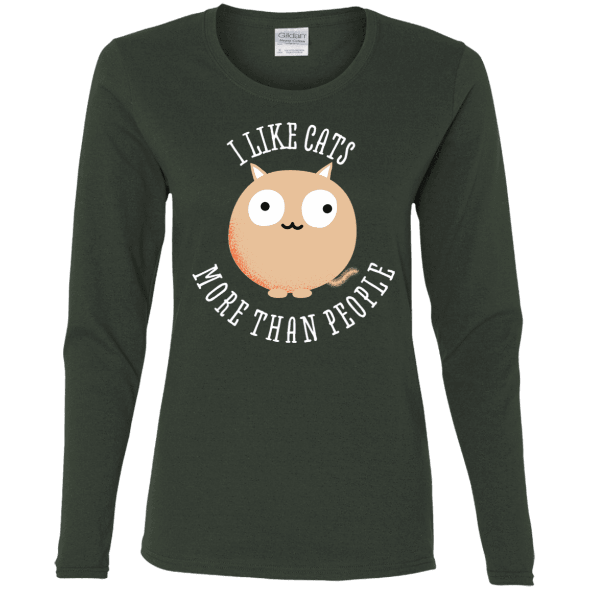 T-Shirts Forest / S I Like Cats Women's Long Sleeve T-Shirt