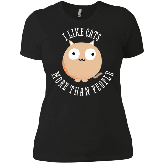 T-Shirts Black / X-Small I Like Cats Women's Premium T-Shirt