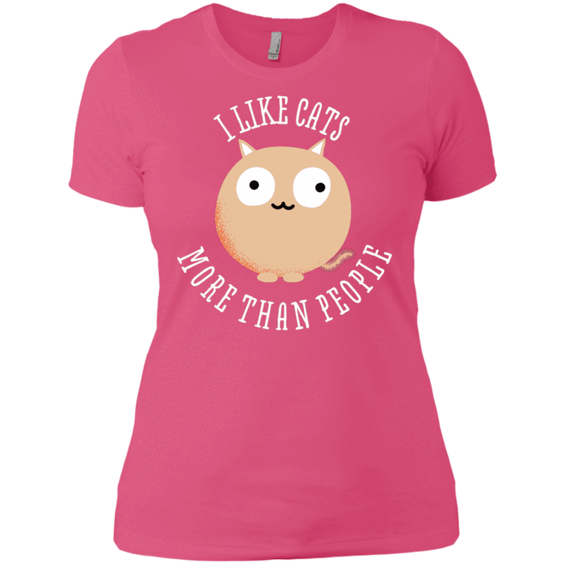T-Shirts Hot Pink / X-Small I Like Cats Women's Premium T-Shirt