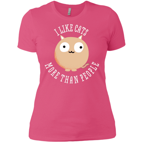 T-Shirts Hot Pink / X-Small I Like Cats Women's Premium T-Shirt