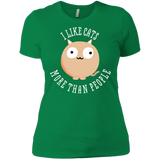 T-Shirts Kelly Green / X-Small I Like Cats Women's Premium T-Shirt