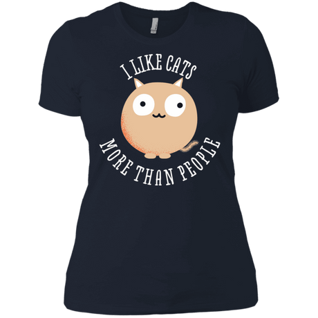 T-Shirts Midnight Navy / X-Small I Like Cats Women's Premium T-Shirt