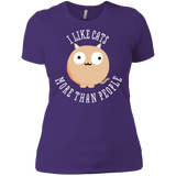 T-Shirts Purple Rush/ / X-Small I Like Cats Women's Premium T-Shirt