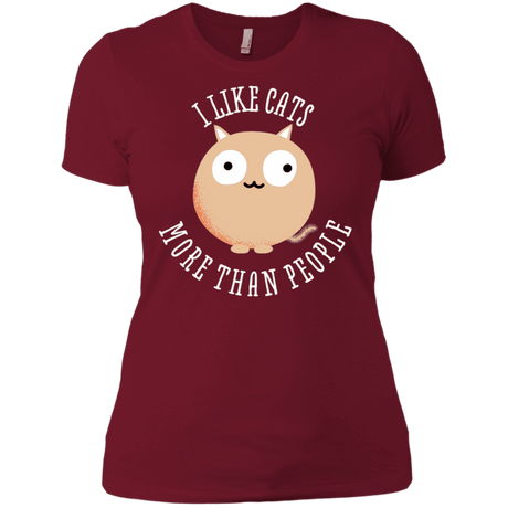 T-Shirts Scarlet / S I Like Cats Women's Premium T-Shirt