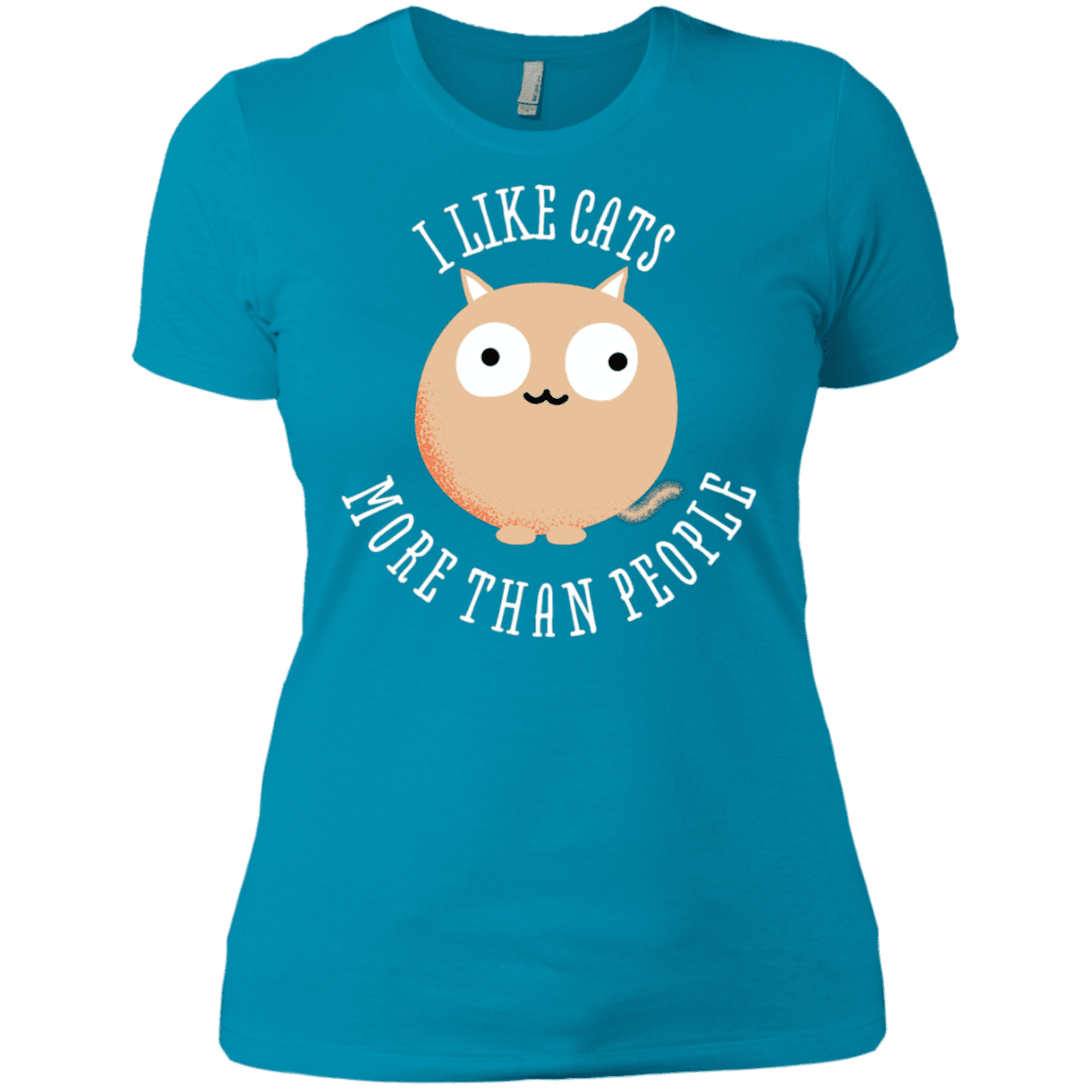 T-Shirts Turquoise / X-Small I Like Cats Women's Premium T-Shirt