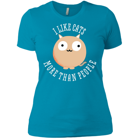 T-Shirts Turquoise / X-Small I Like Cats Women's Premium T-Shirt