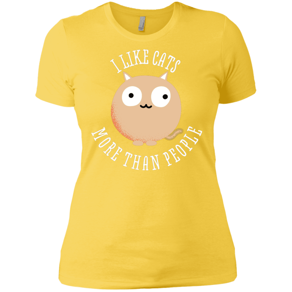 T-Shirts Vibrant Yellow / X-Small I Like Cats Women's Premium T-Shirt