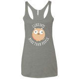 T-Shirts Venetian Grey / X-Small I Like Cats Women's Triblend Racerback Tank