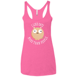 T-Shirts Vintage Pink / X-Small I Like Cats Women's Triblend Racerback Tank