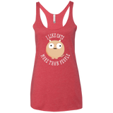 T-Shirts Vintage Red / X-Small I Like Cats Women's Triblend Racerback Tank