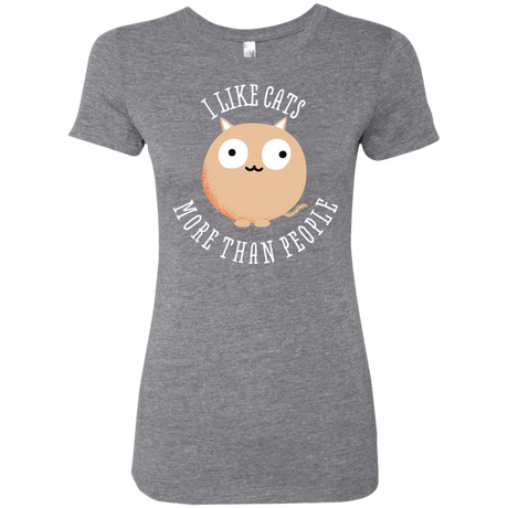 T-Shirts Premium Heather / S I Like Cats Women's Triblend T-Shirt