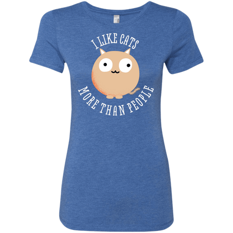 T-Shirts Vintage Royal / S I Like Cats Women's Triblend T-Shirt