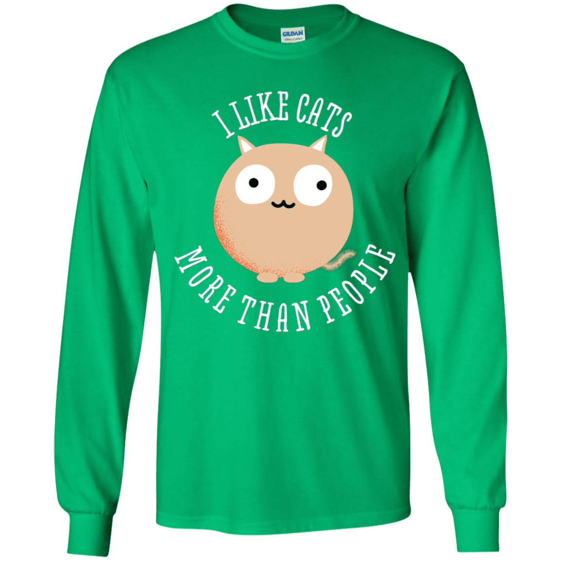 T-Shirts Irish Green / YS I Like Cats Youth Long Sleeve T-Shirt