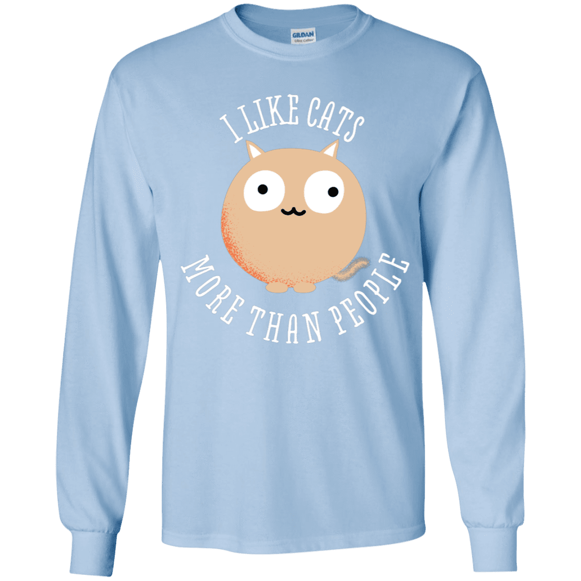 T-Shirts Light Blue / YS I Like Cats Youth Long Sleeve T-Shirt