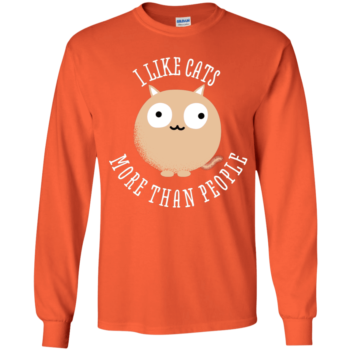 T-Shirts Orange / YS I Like Cats Youth Long Sleeve T-Shirt