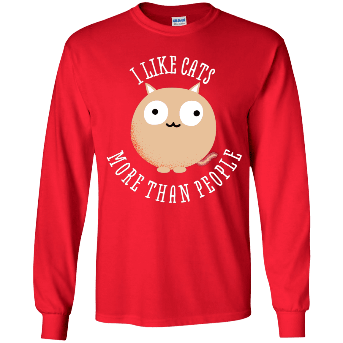 T-Shirts Red / YS I Like Cats Youth Long Sleeve T-Shirt