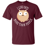 T-Shirts Maroon / YXS I Like Cats Youth T-Shirt