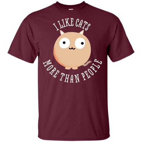 T-Shirts Maroon / YXS I Like Cats Youth T-Shirt