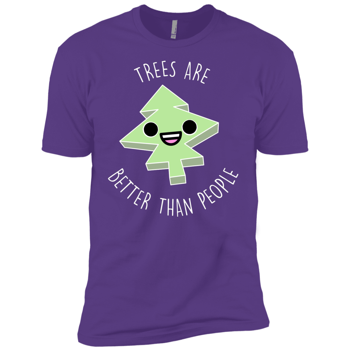T-Shirts Purple Rush / YXS I Like Trees Boys Premium T-Shirt
