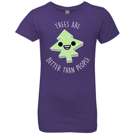 T-Shirts Purple Rush / YXS I Like Trees Girls Premium T-Shirt