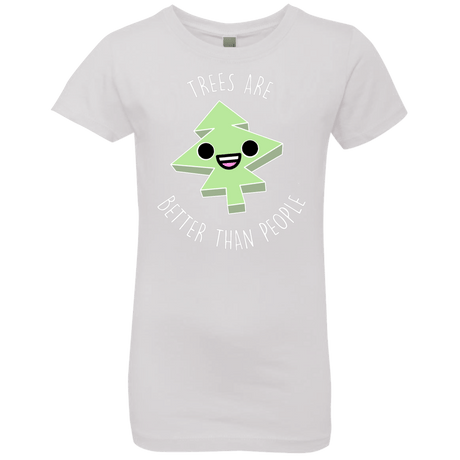 T-Shirts White / YXS I Like Trees Girls Premium T-Shirt