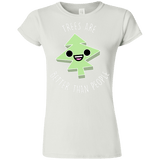 T-Shirts White / S I Like Trees Junior Slimmer-Fit T-Shirt