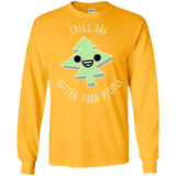 T-Shirts Gold / S I Like Trees Men's Long Sleeve T-Shirt