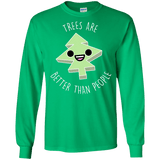 T-Shirts Irish Green / S I Like Trees Men's Long Sleeve T-Shirt