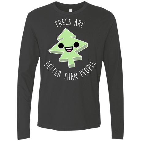 T-Shirts Heavy Metal / S I Like Trees Men's Premium Long Sleeve