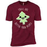 T-Shirts Cardinal / X-Small I Like Trees Men's Premium T-Shirt