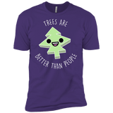 T-Shirts Purple Rush/ / X-Small I Like Trees Men's Premium T-Shirt