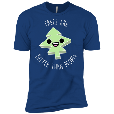 T-Shirts Royal / X-Small I Like Trees Men's Premium T-Shirt