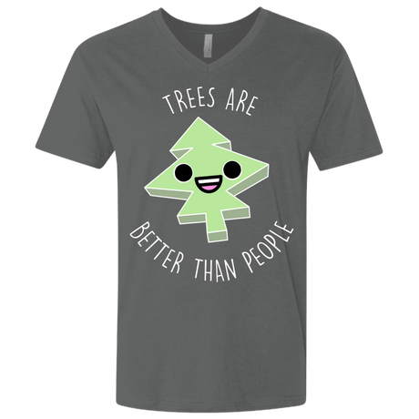 T-Shirts Heavy Metal / X-Small I Like Trees Men's Premium V-Neck