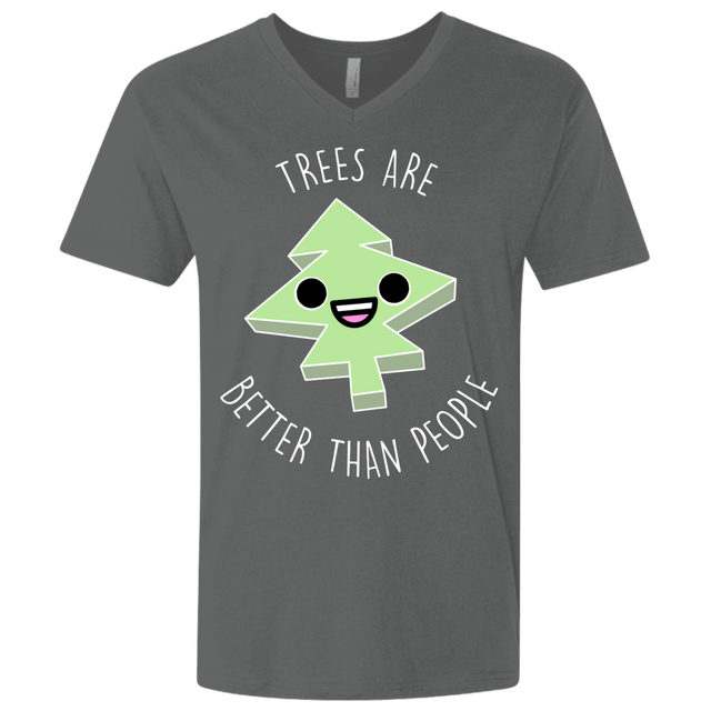 T-Shirts Heavy Metal / X-Small I Like Trees Men's Premium V-Neck