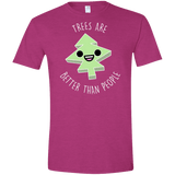 T-Shirts Antique Heliconia / S I Like Trees Men's Semi-Fitted Softstyle