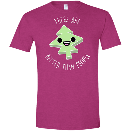 T-Shirts Antique Heliconia / S I Like Trees Men's Semi-Fitted Softstyle