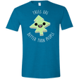 T-Shirts Antique Sapphire / S I Like Trees Men's Semi-Fitted Softstyle