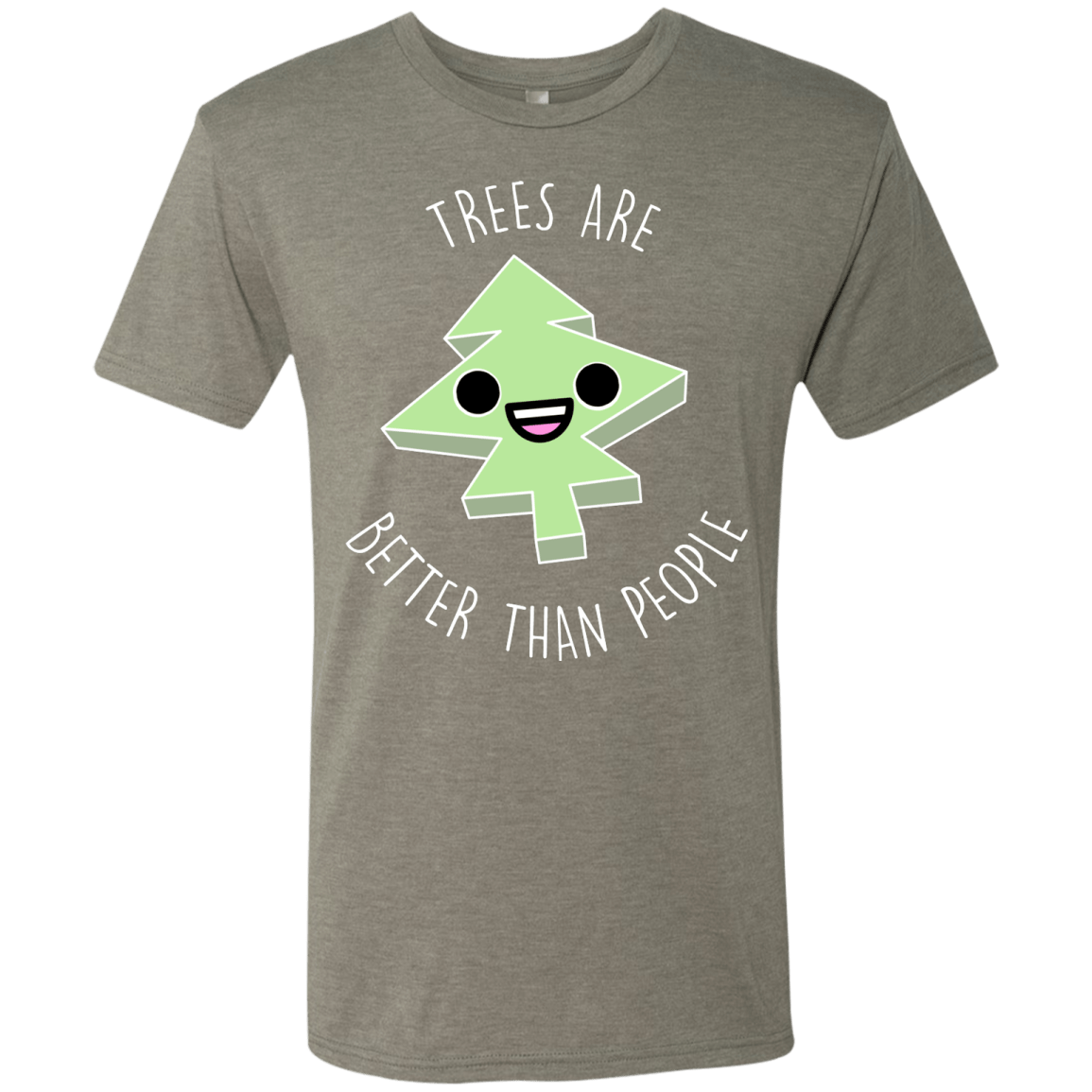 T-Shirts Venetian Grey / S I Like Trees Men's Triblend T-Shirt