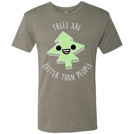 T-Shirts Venetian Grey / S I Like Trees Men's Triblend T-Shirt