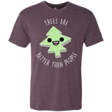 T-Shirts Vintage Purple / S I Like Trees Men's Triblend T-Shirt