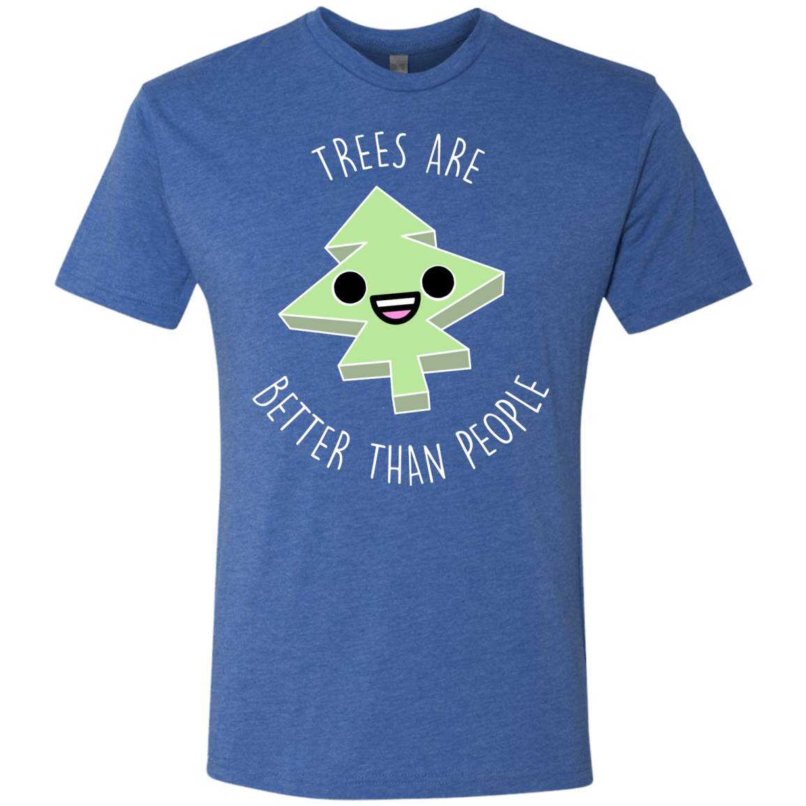 T-Shirts Vintage Royal / S I Like Trees Men's Triblend T-Shirt