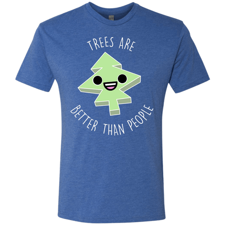 T-Shirts Vintage Royal / S I Like Trees Men's Triblend T-Shirt