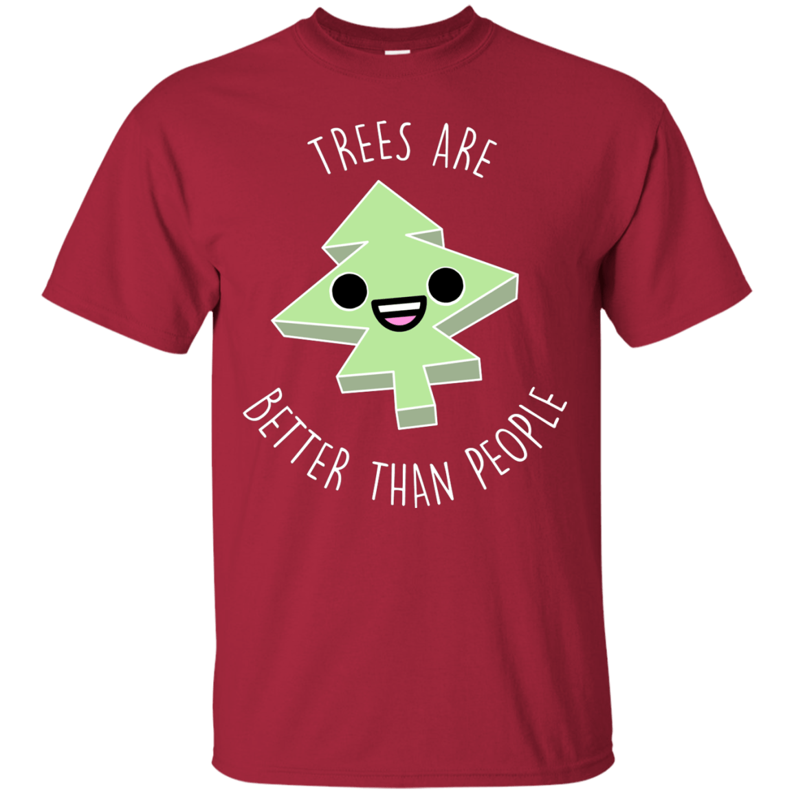 T-Shirts Cardinal / S I Like Trees T-Shirt