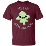 T-Shirts Maroon / S I Like Trees T-Shirt