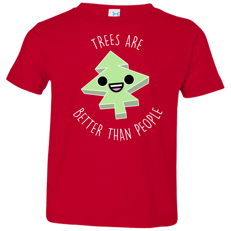 T-Shirts Red / 2T I Like Trees Toddler Premium T-Shirt