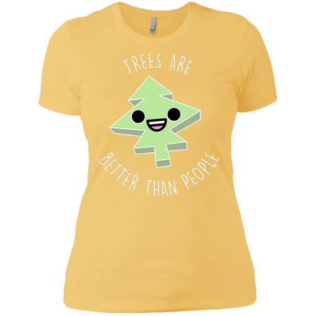 T-Shirts Banana Cream/ / X-Small I Like Trees Women's Premium T-Shirt