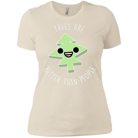T-Shirts Ivory/ / X-Small I Like Trees Women's Premium T-Shirt