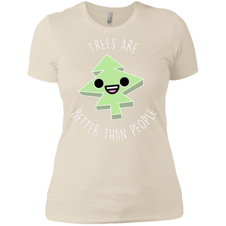 T-Shirts Ivory/ / X-Small I Like Trees Women's Premium T-Shirt