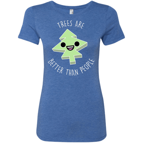 T-Shirts Vintage Royal / S I Like Trees Women's Triblend T-Shirt