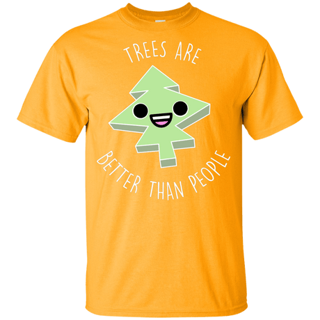 T-Shirts Gold / YXS I Like Trees Youth T-Shirt